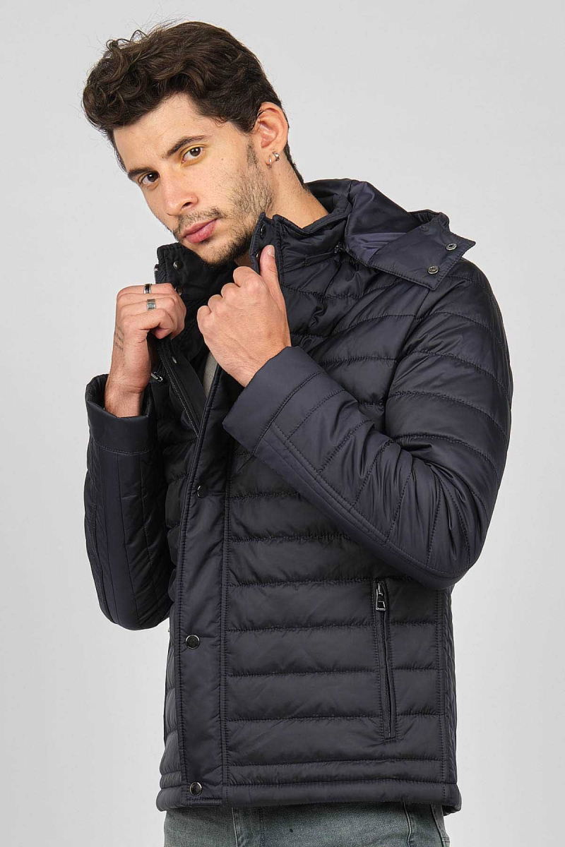 Daynax Erkek Kapüşonlu Mont 4927100 Lacivert - 1