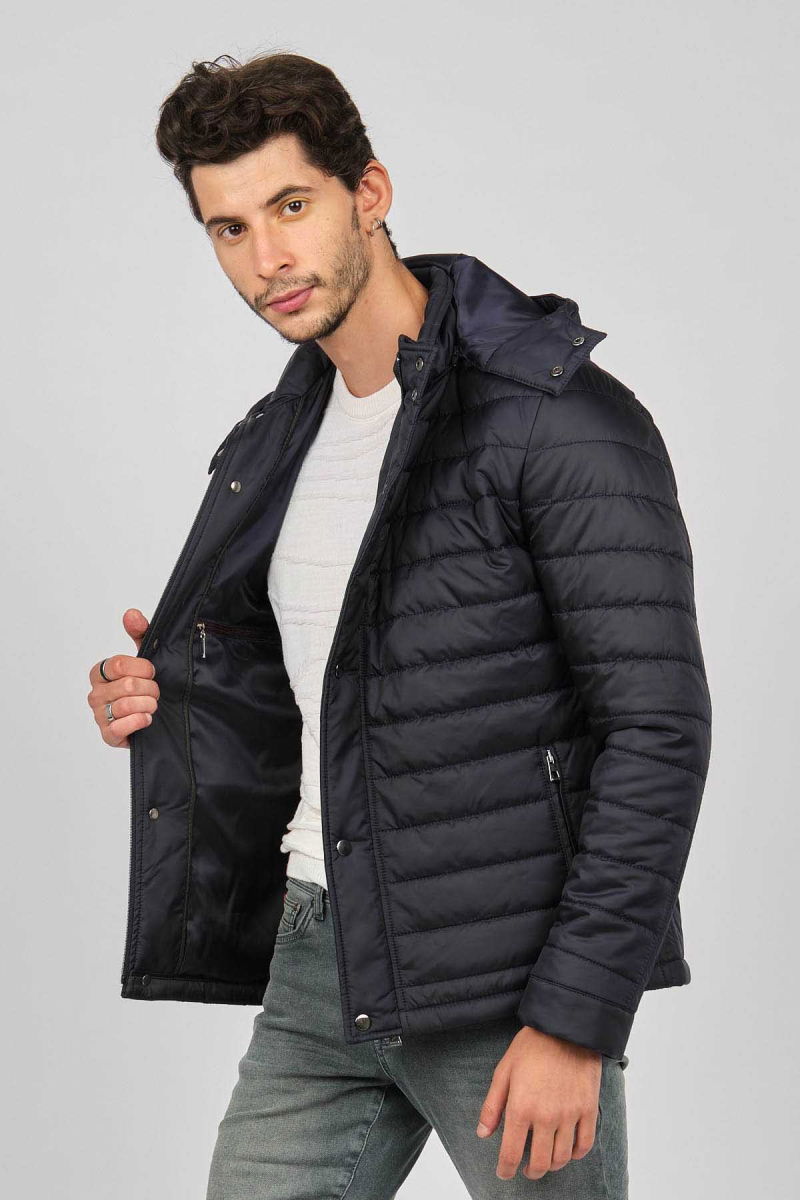 Daynax Erkek Kapüşonlu Mont 4927100 Lacivert - 6