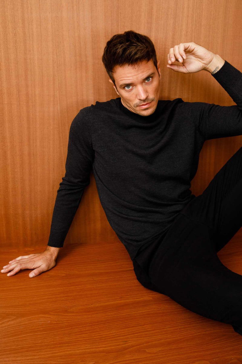 Desen Triko Erkek Basic Yarım Balıkçı İnce Triko Kazak 02421604 Siyah - 3