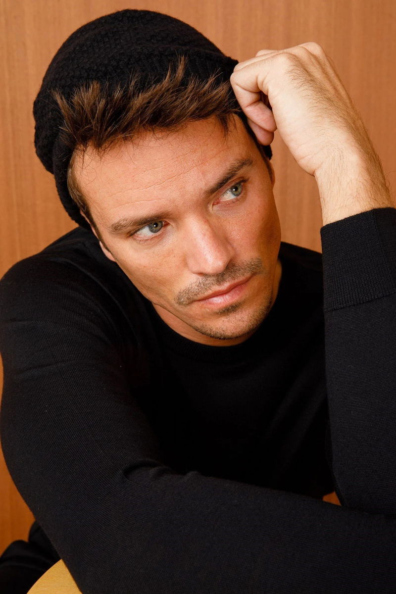 Desen Triko Unısex Yün Bere 22542 Siyah - 3