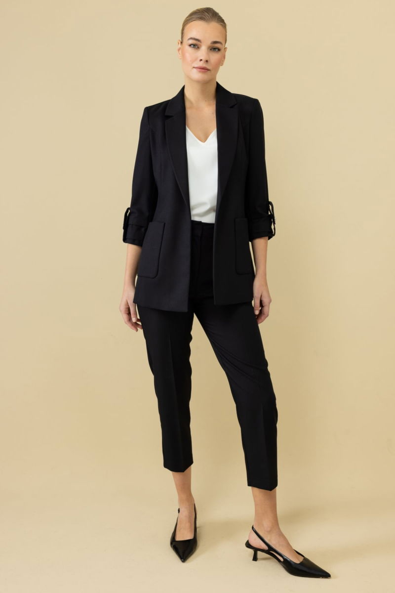 Ekol Kadın Dar Paça Yan Cepli Pantolon 4132 Siyah - Ekol