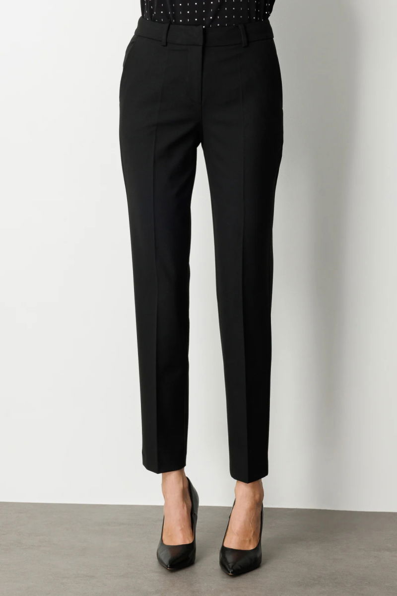 Ekol Kadın Düşük Bel Dar Paça Pantolon 5183 Siyah - 3