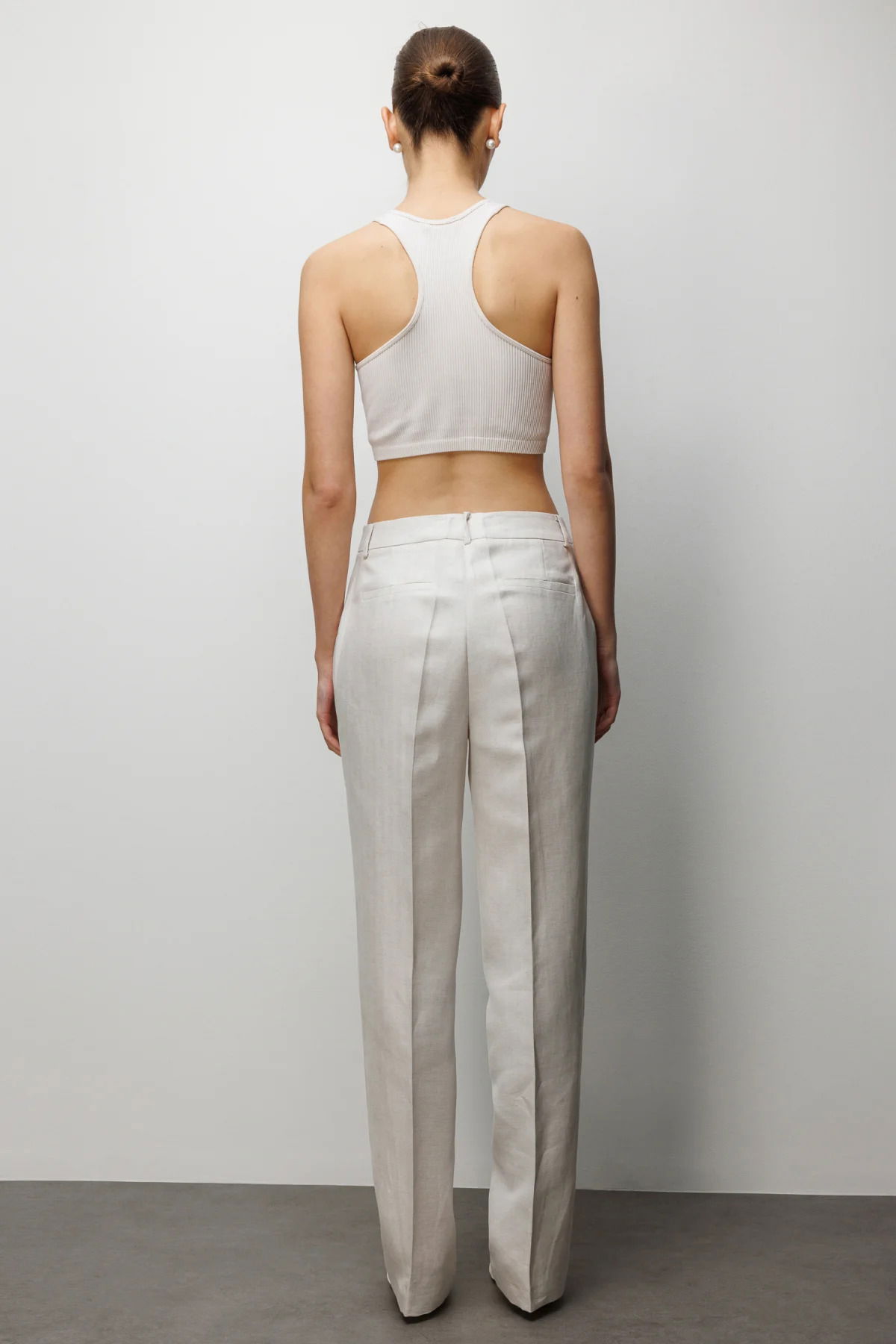 Ekol Kadın Düz Kesim Yan Cepli Pantolon 1026 Naturel - 4