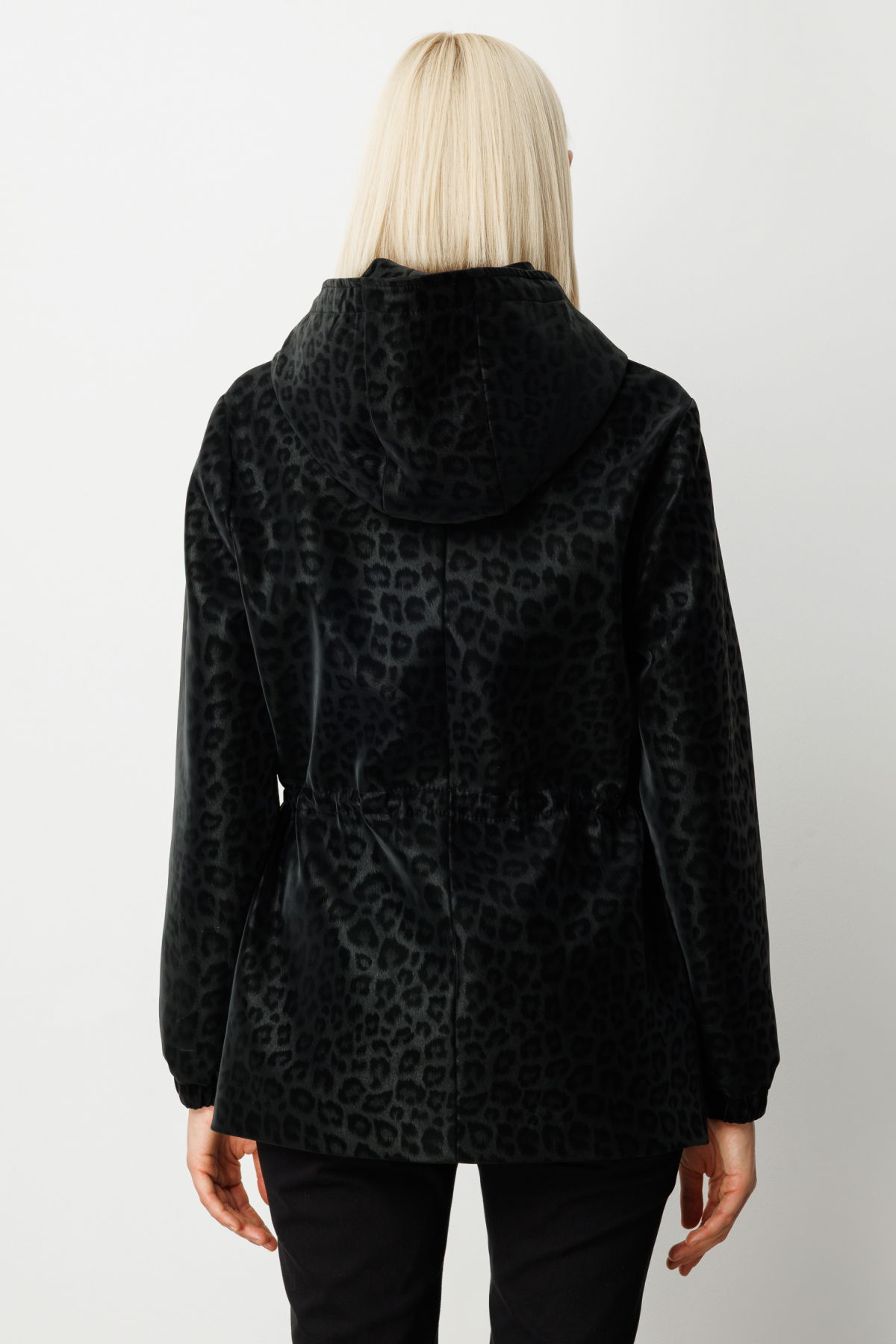 Ekol Kadın Kapüşonlu Kapak Cepli Trenç 7043 Black - 4