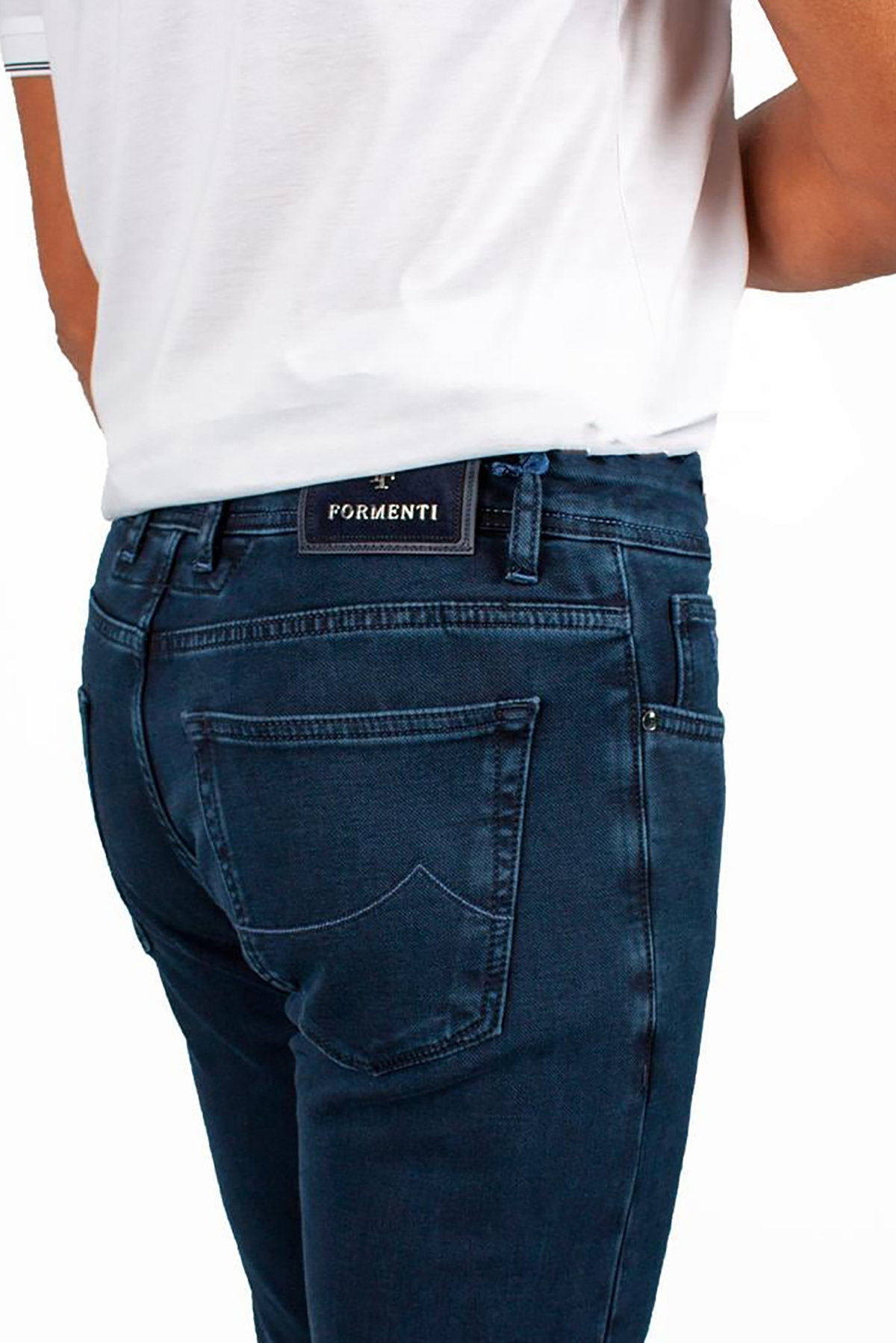 Formenti Erkek Regular Fit Normal Kesim Likralı Kot Pantolon 6FSP-1672 Mavi - 2