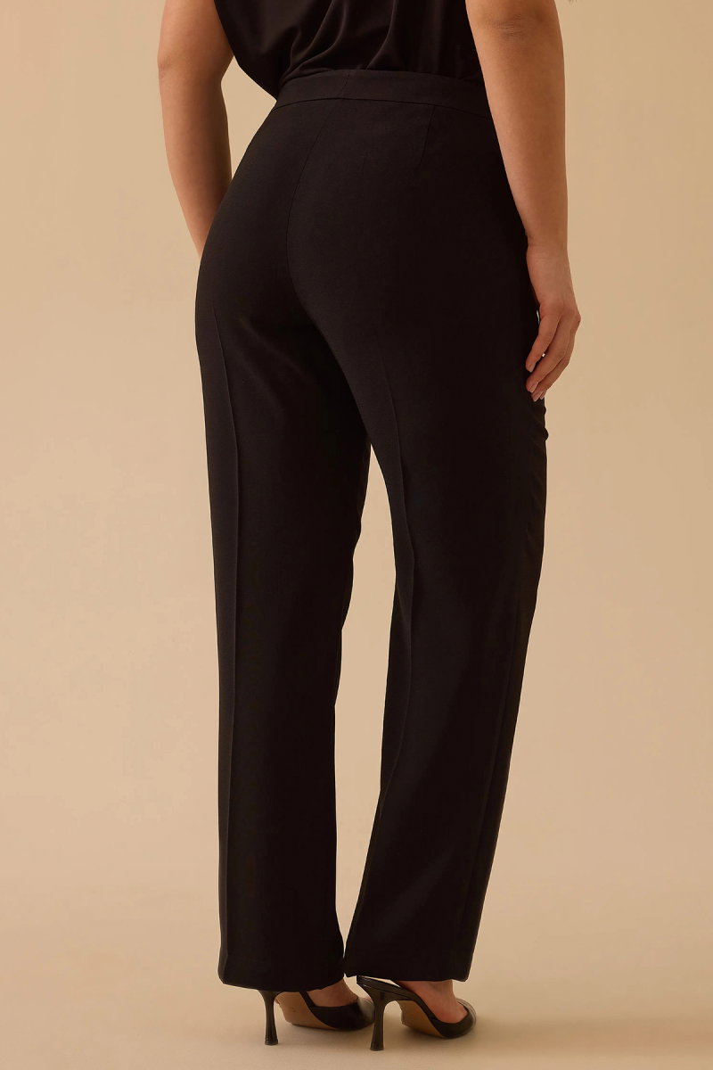 Galaxi Kadın Büyük Beden Cepli Tam Boy Pantolon 4009 Siyah - 4