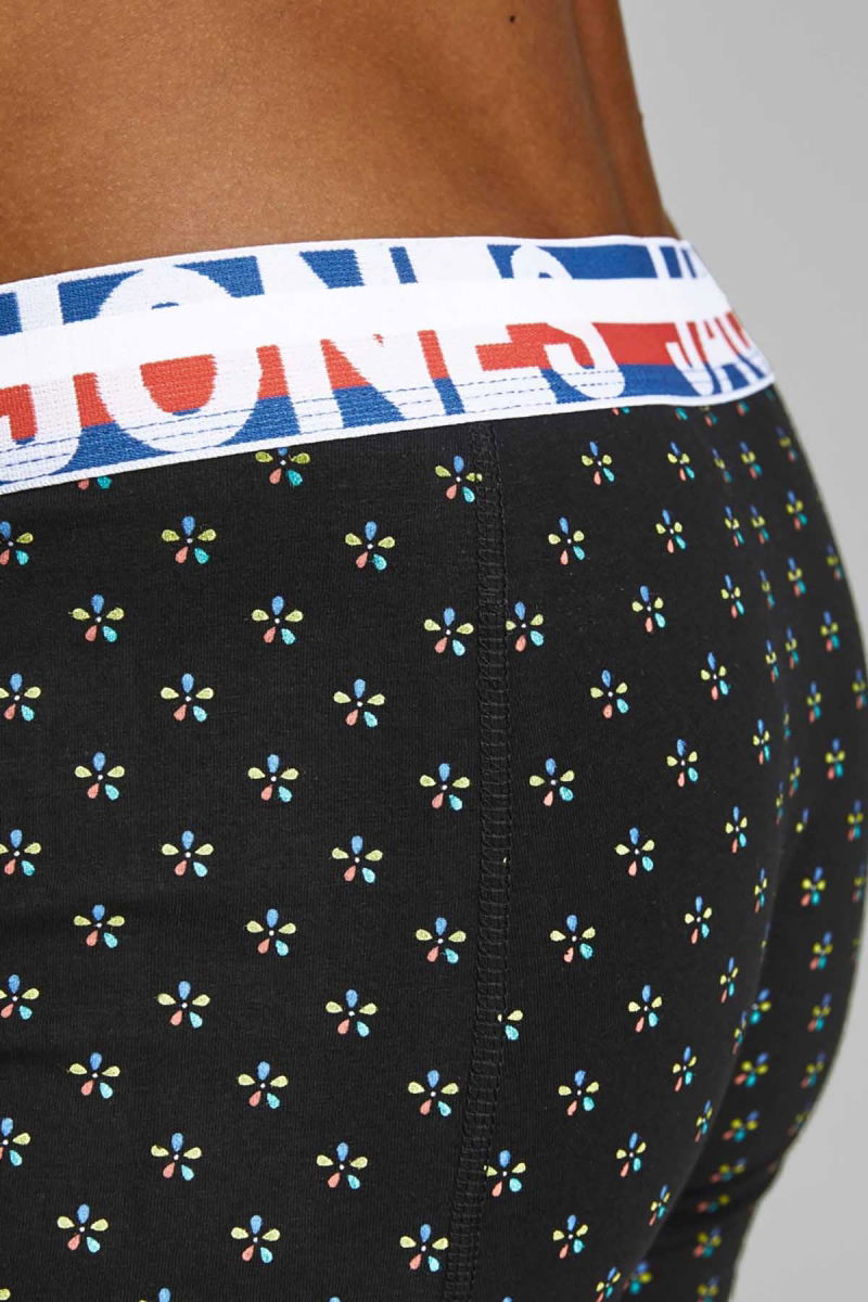 Jack & Jones Erkek 3 lü Paket Henrik Boxer 63412151351 Siyah- Laci - 5