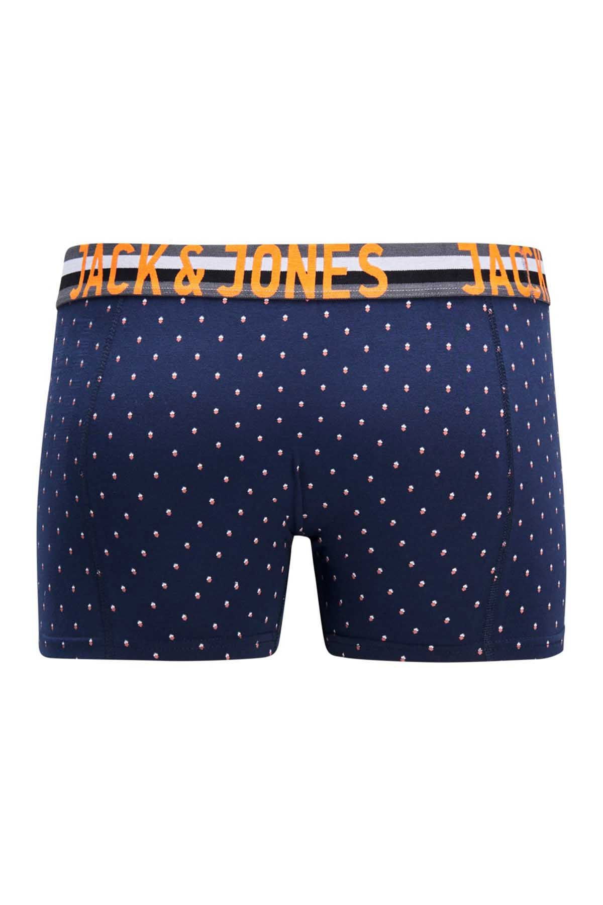 Jack & Jones Erkek 3 lü Paket Henrik Boxer 63412151351 Siyah- Laci - 7
