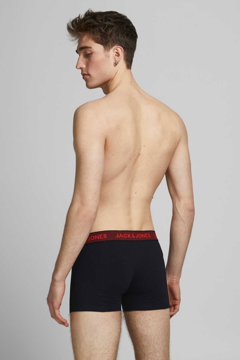 Jack & Jones Erkek 3'lü Boxer 12127816 Asfalt - 5