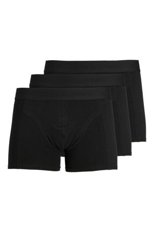 Jack & Jones Erkek 3'lü Boxer 12127816 Siyah 