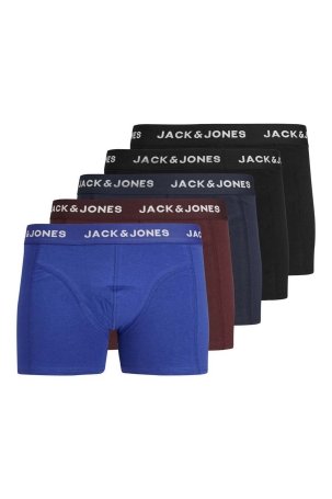 Jack & Jones Erkek Jacblack 5'li Boxer 12242494 Black 