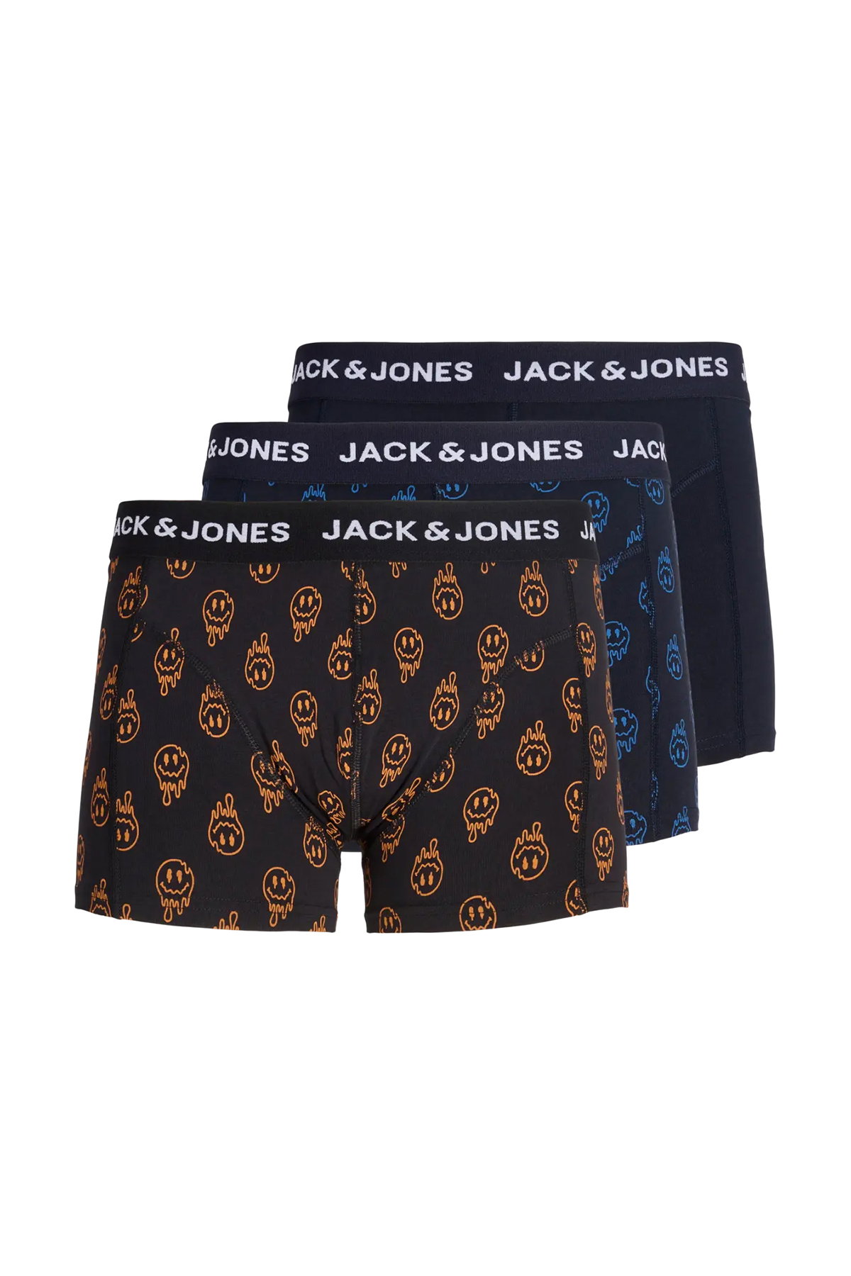 Jack & Jones Erkek Jacdale 3'lü Boxer 12301230 Siyah- Laci - 1