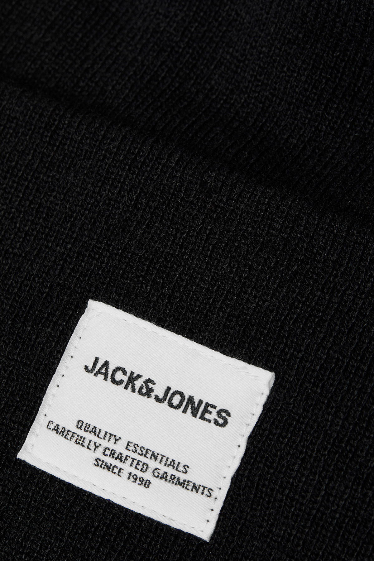 Jack & Jones Erkek Jaclong Triko Bere 12150627 Siyah - 3