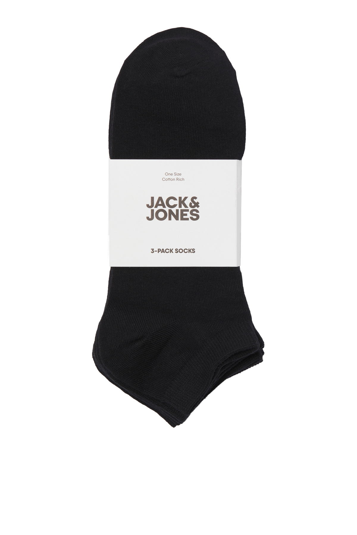 Jack & Jones Erkek Jaclouıs Pamuklu 3'lü Çorap 12260079 Siyah - 2