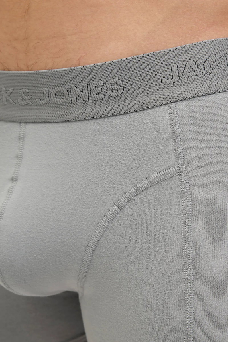 Jack & Jones Erkek Jacordınary 3'lü Boxer 12275575 Siyah-K.Gri - 3