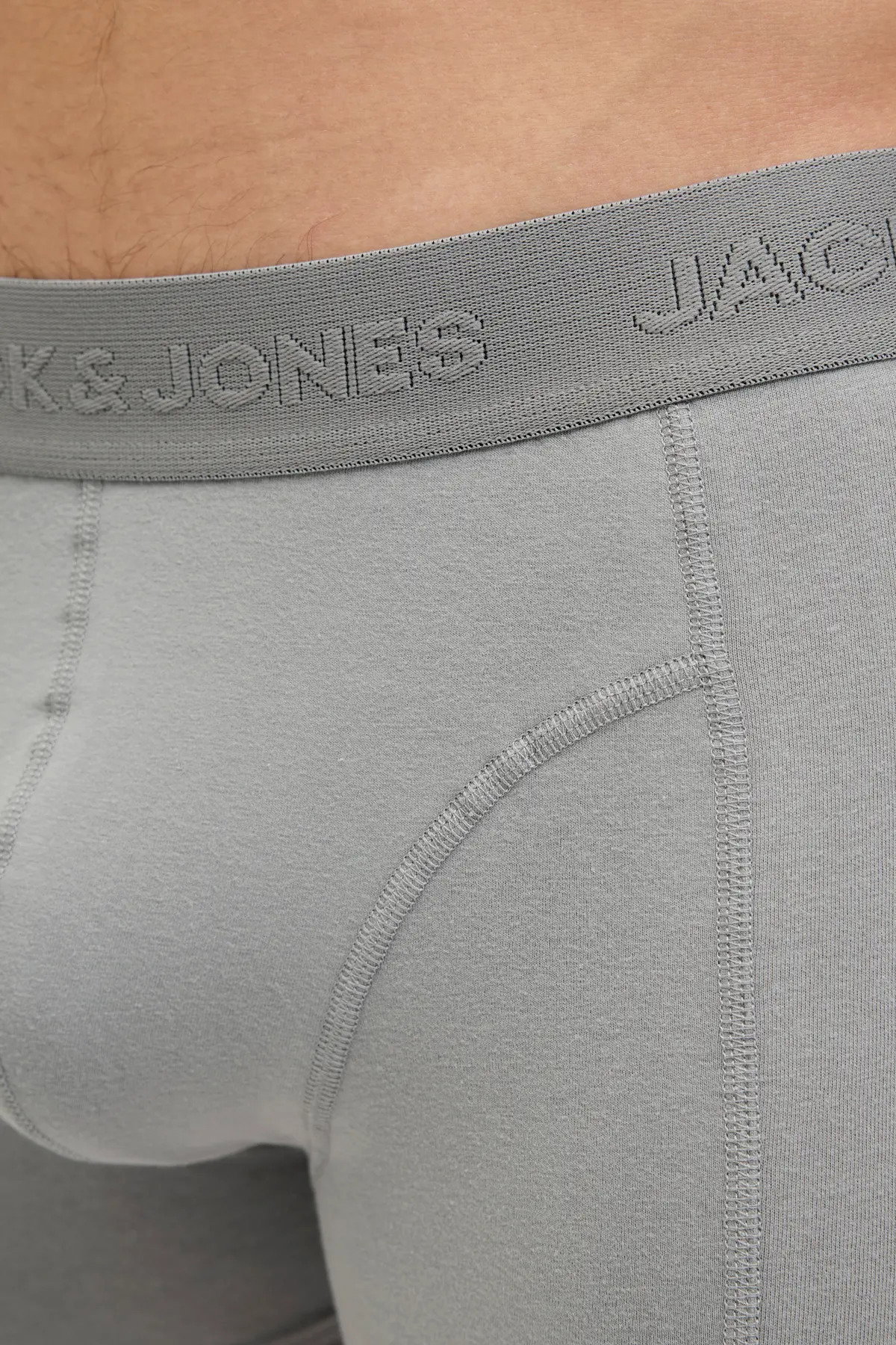 Jack & Jones Erkek Jacordınary 3'lü Boxer 12275575 Siyah-K.Gri - 3
