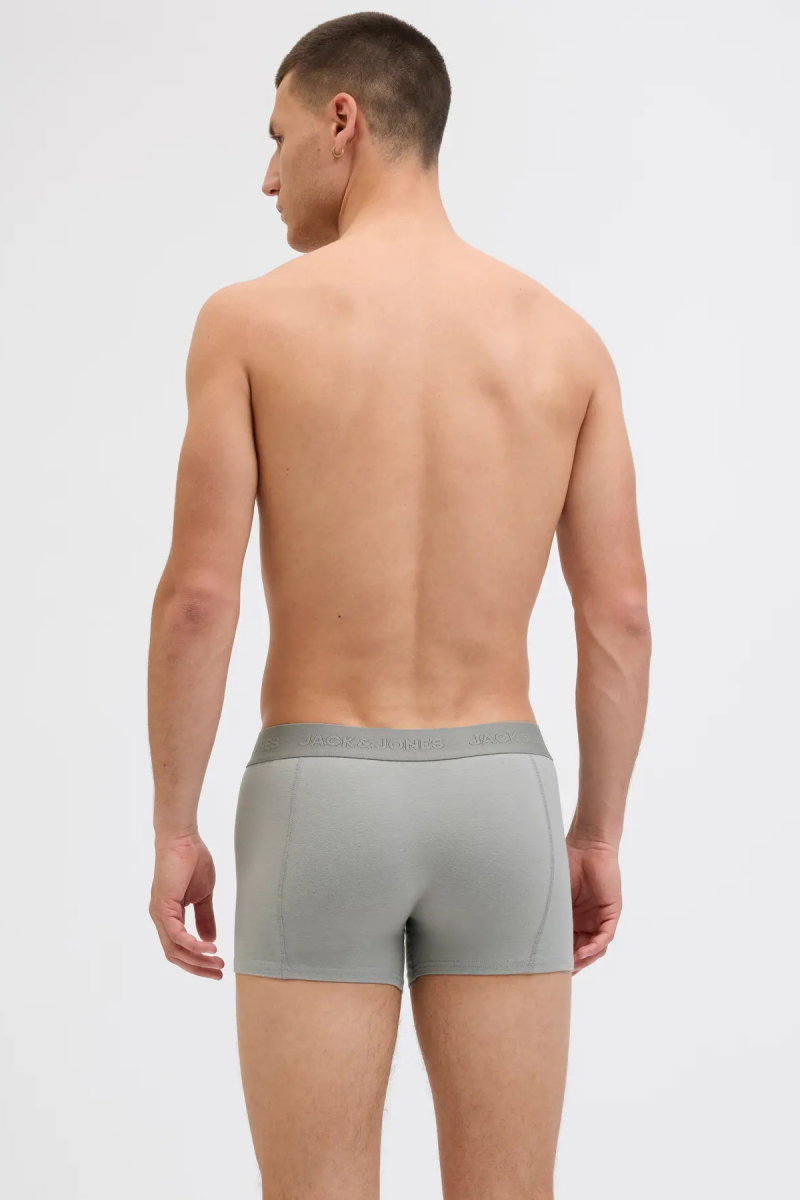 Jack & Jones Erkek Jacordınary 3'lü Boxer 12275575 Siyah-K.Gri - 4