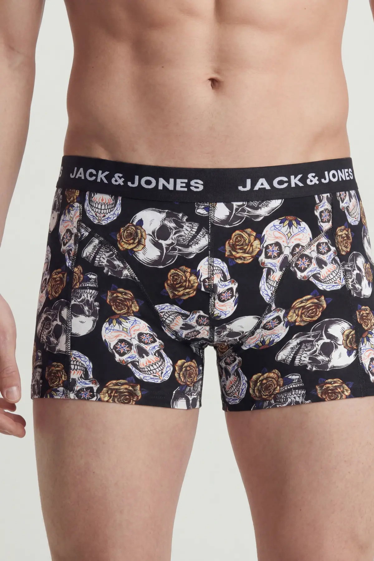 Jack & Jones Erkek Jacraul 3'lü Boxer 12301210 Siyah - 3