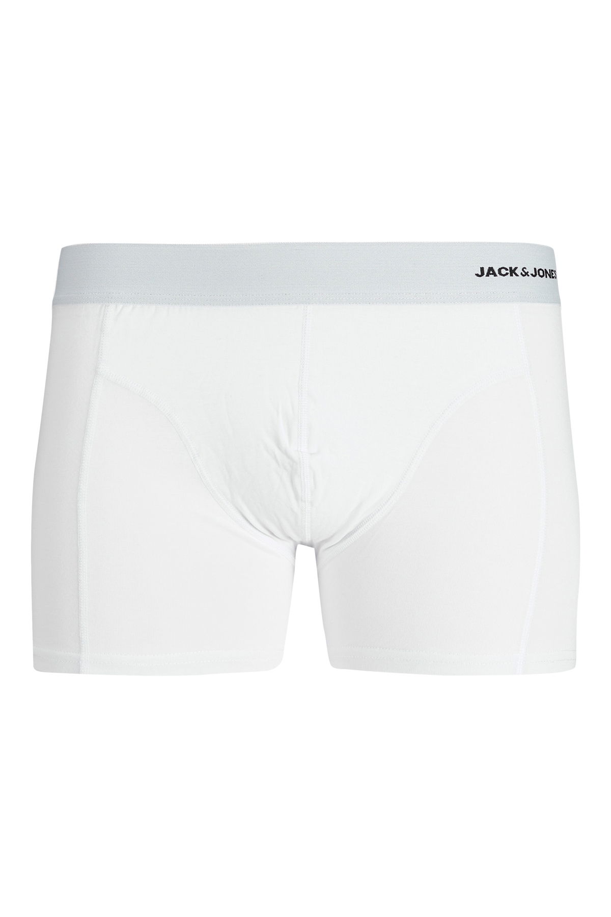 Jack & Jones Erkek Jacsense 3'lü Boxer 12276566 Siyah-Beyaz - 2