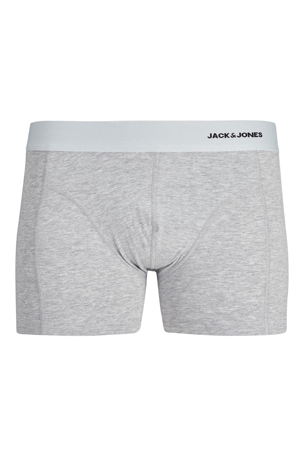 Jack & Jones Erkek Jacsense 3'lü Boxer 12276566 Siyah-Beyaz - 3