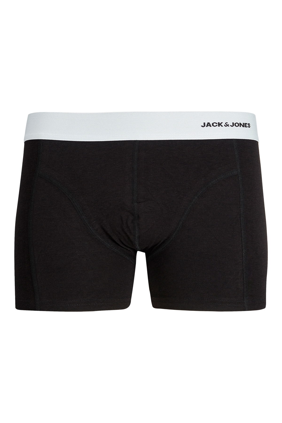 Jack & Jones Erkek Jacsense 3'lü Boxer 12276566 Siyah-Beyaz - 4