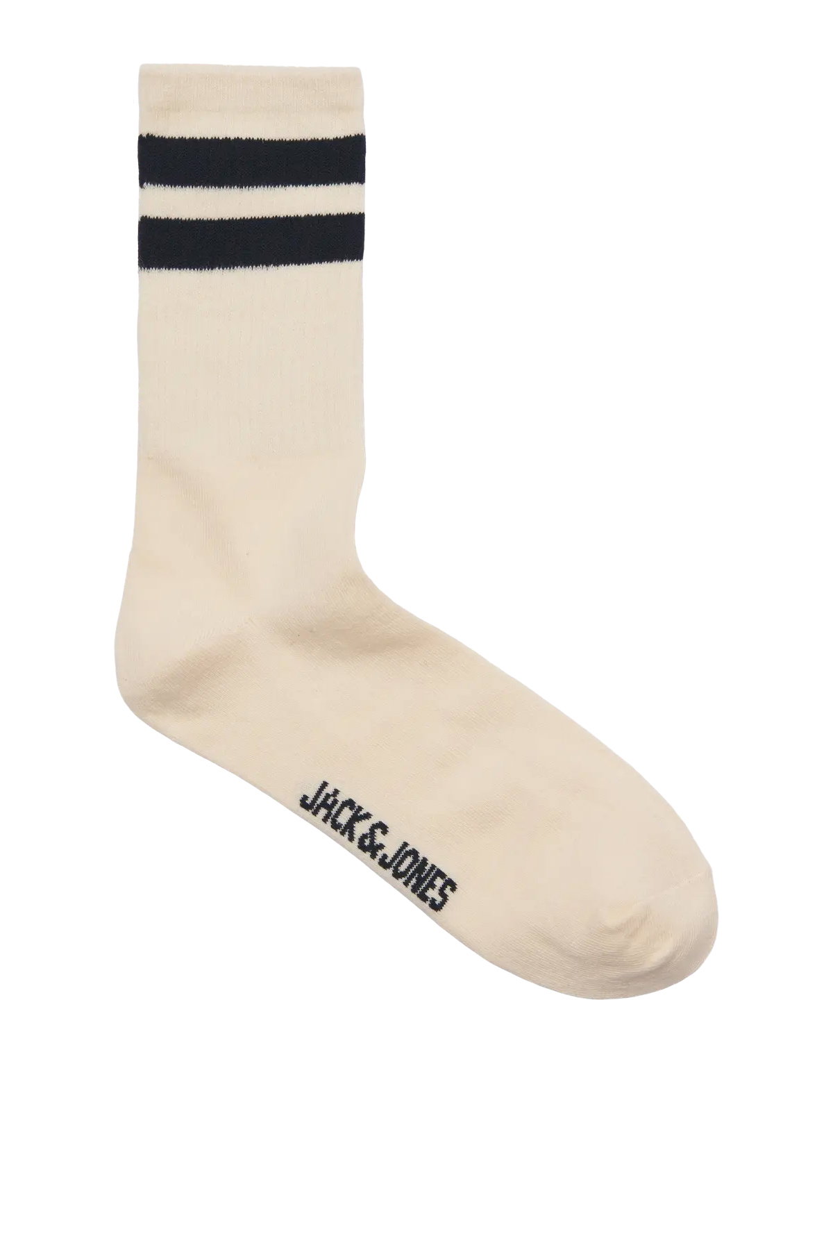 Jack & Jones Erkek Jactravıs Marka Logolu 3'lü Çorap 12260082 Krem - 5