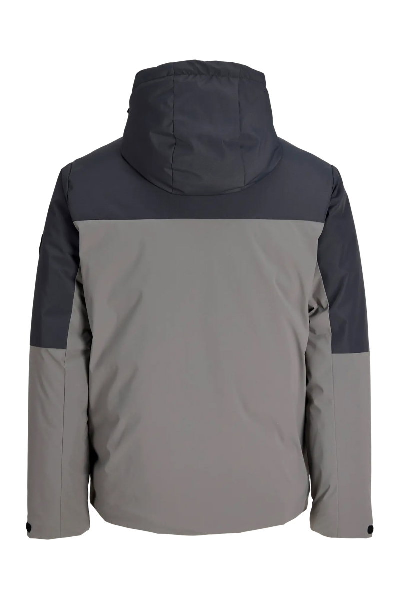 Jack & Jones Erkek Jcoclub Kapüşonlu Su İtici Şişme Mont 12299812 Asfalt - 2