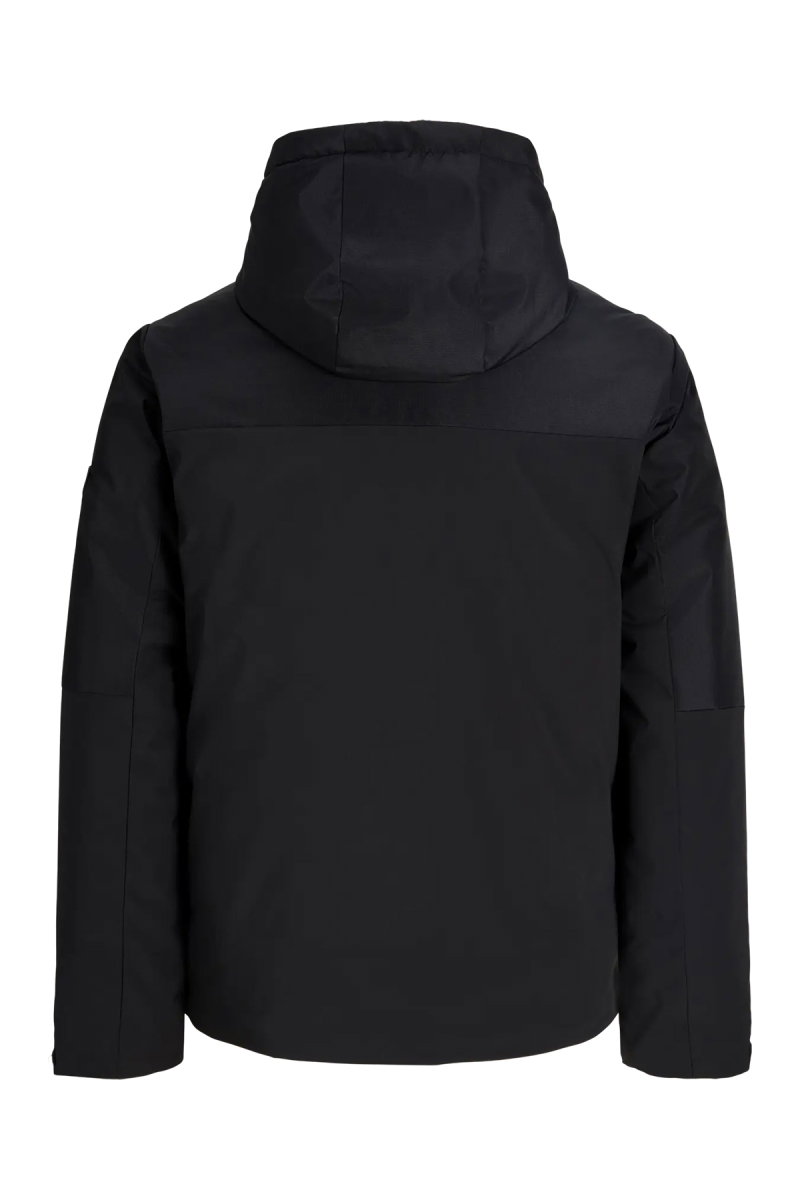 Jack & Jones Erkek Jcoclub Kapüşonlu Su İtici Şişme Mont 12299812 Siyah - 2