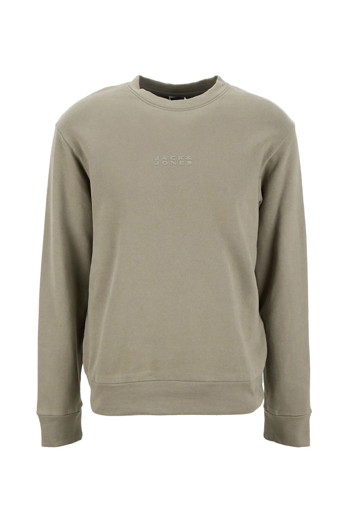 Jack & Jones Erkek Jcostance Bisiklet Yaka %100 Pamuk Sweatshirt 12282821 Haki - 2