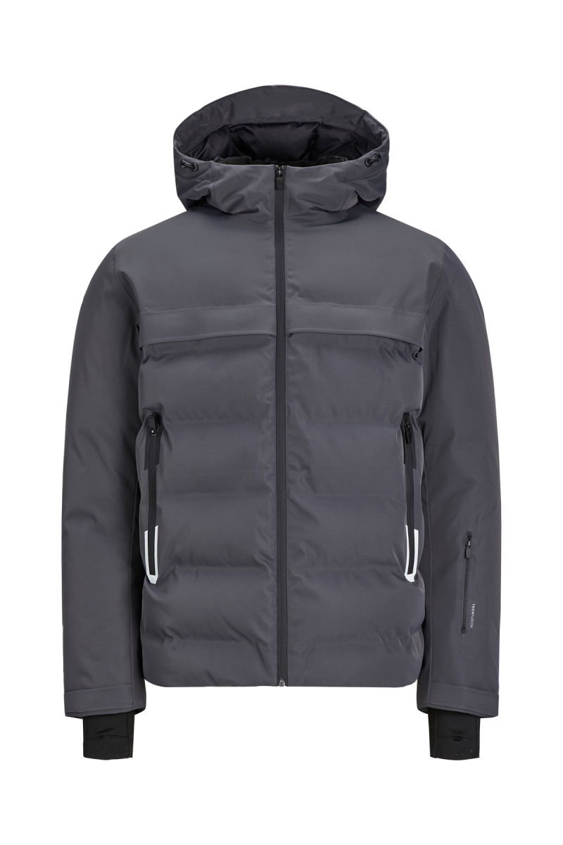 Jack & Jones Erkek Jcotarwin Puffer Şişme Mont 63412225287 Asfalt 