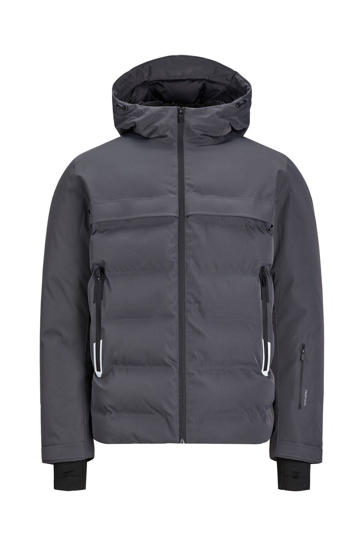 Jack & Jones Erkek Jcotarwin Puffer Şişme Mont 63412225287 Asfalt - 1