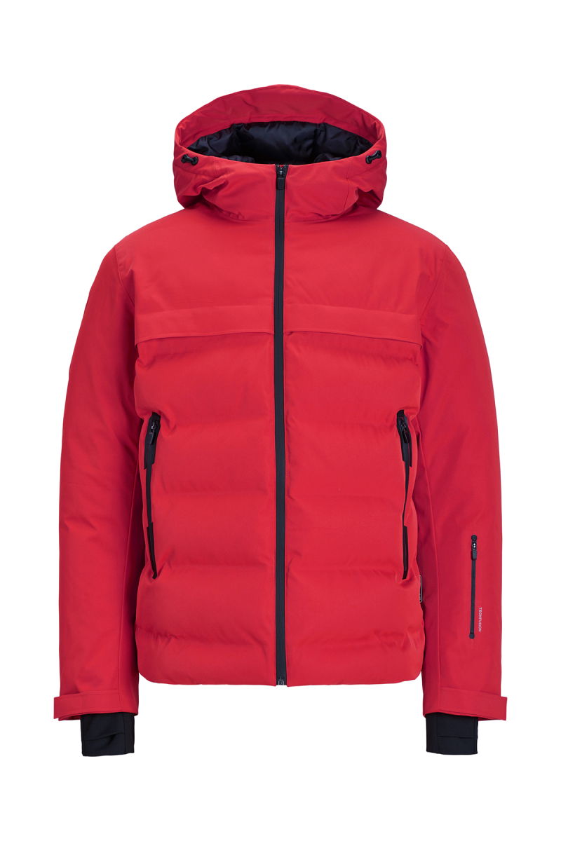 Jack & Jones Erkek Jcotarwin Puffer Şişme Mont 63412225287 Kırmızı - Jack & Jones