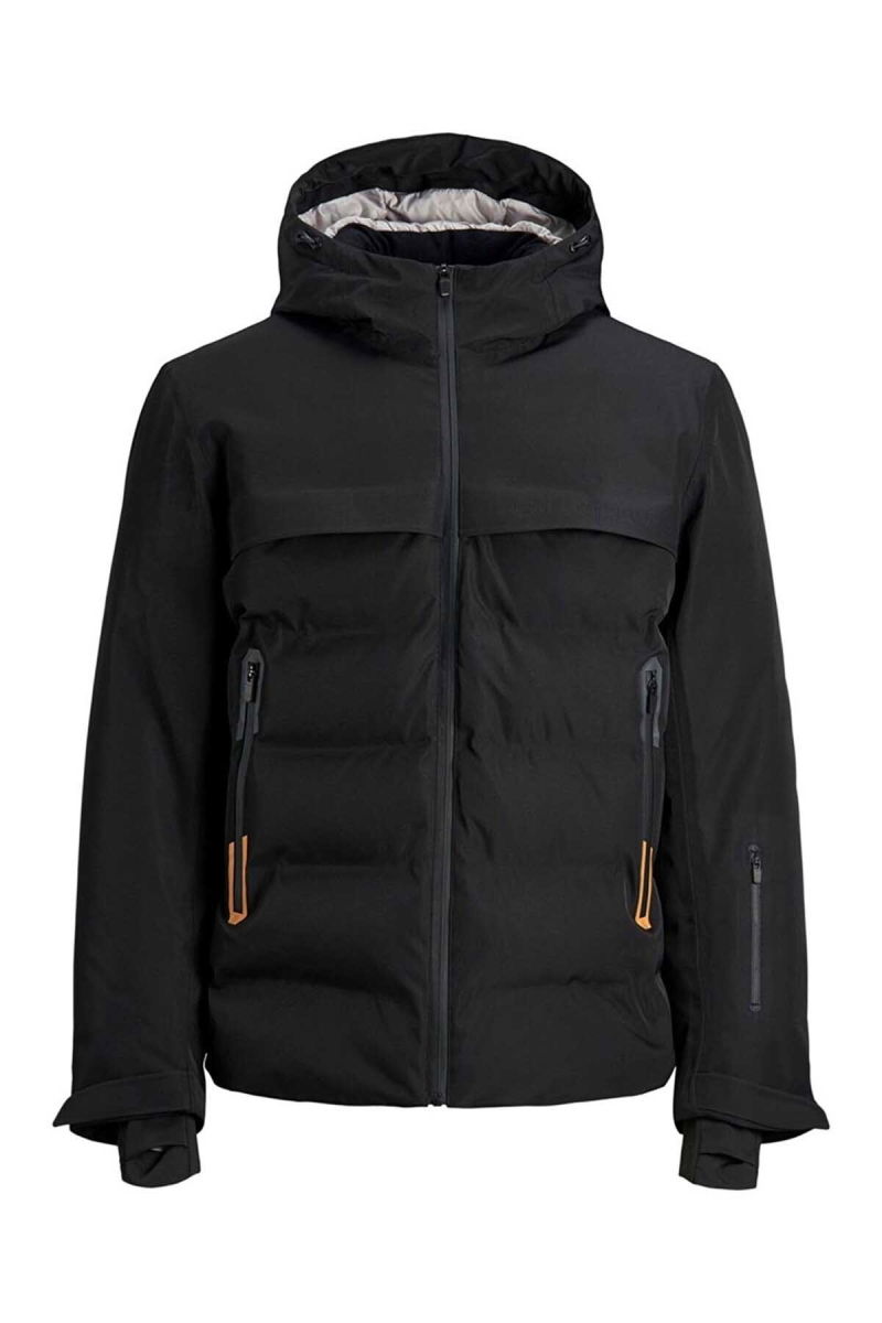 Jack & Jones Erkek Jcotarwin Puffer Şişme Mont 63412225287 Siyah 