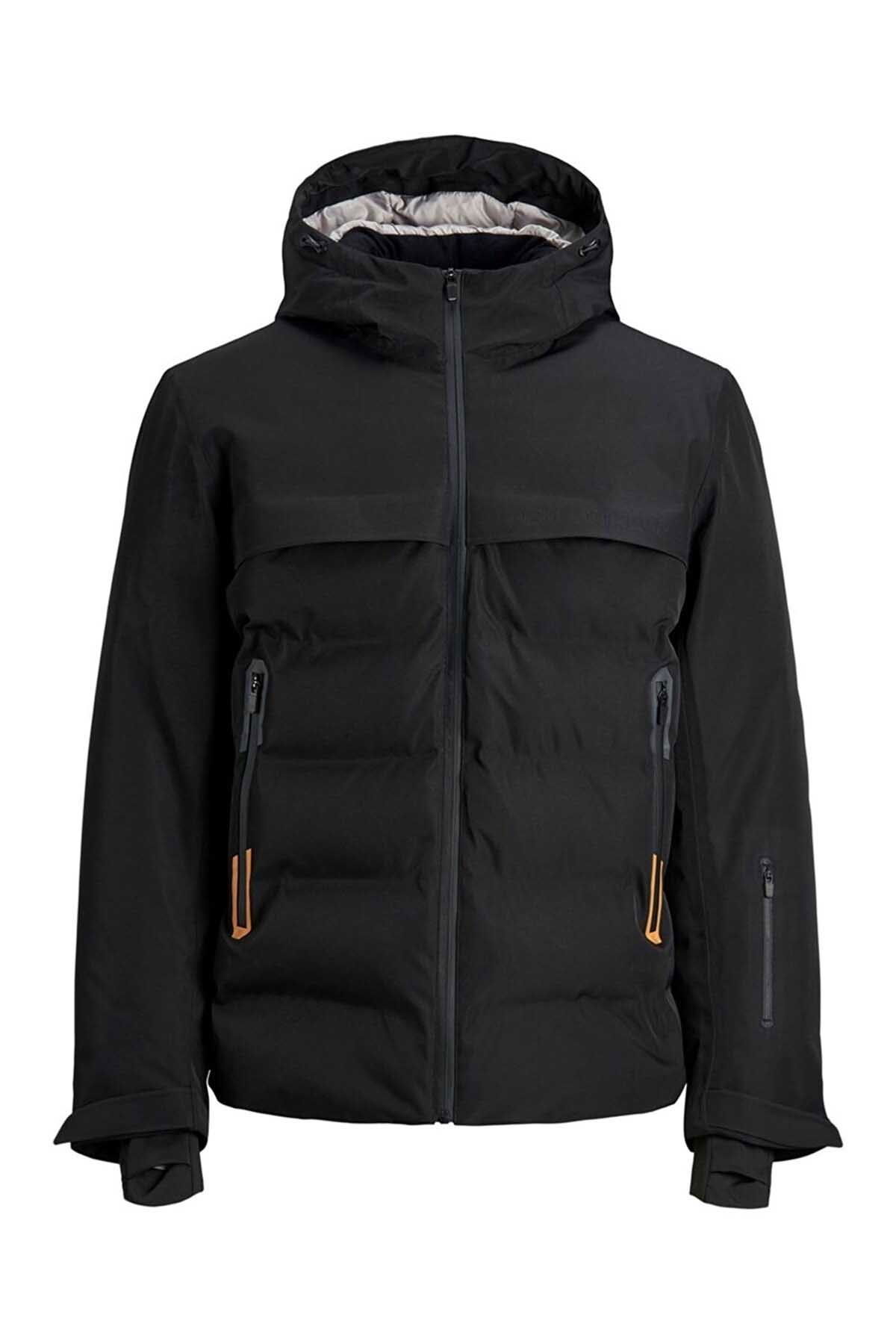 Jack & Jones Erkek Jcotarwin Puffer Şişme Mont 63412225287 Siyah - 1