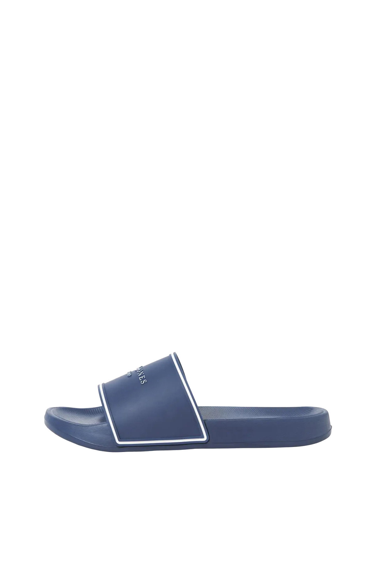 Jack & Jones Erkek Jfwartıllery Logo Detaylı Havuz ve Plaj Terliği 12292042 Lacivert - 2