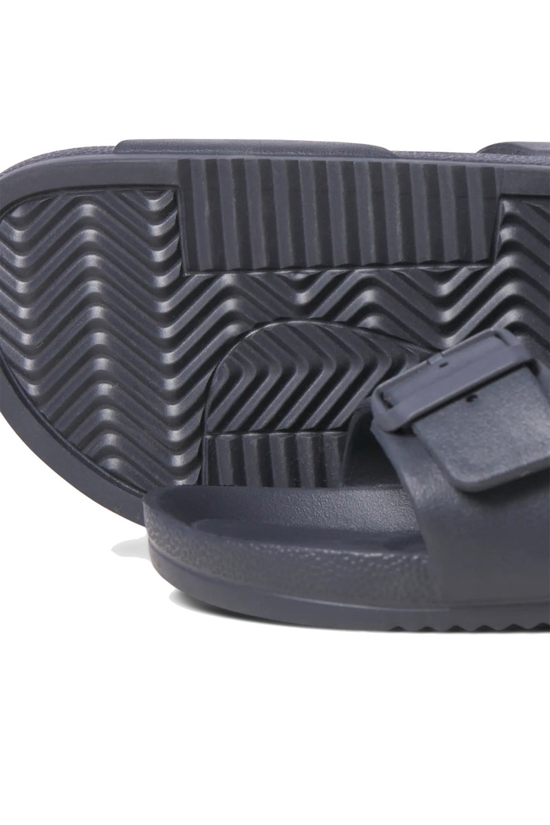 Jack & Jones Erkek Jfwcroxton Çift Bantlı Sandelet Terlik 12204004 Antrasit - 4