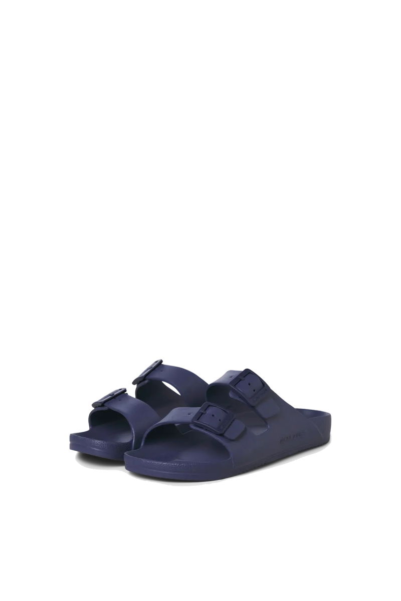 Jack & Jones Erkek Jfwcroxton Çift Bantlı Sandelet Terlik 12204004 Lacivert - 4