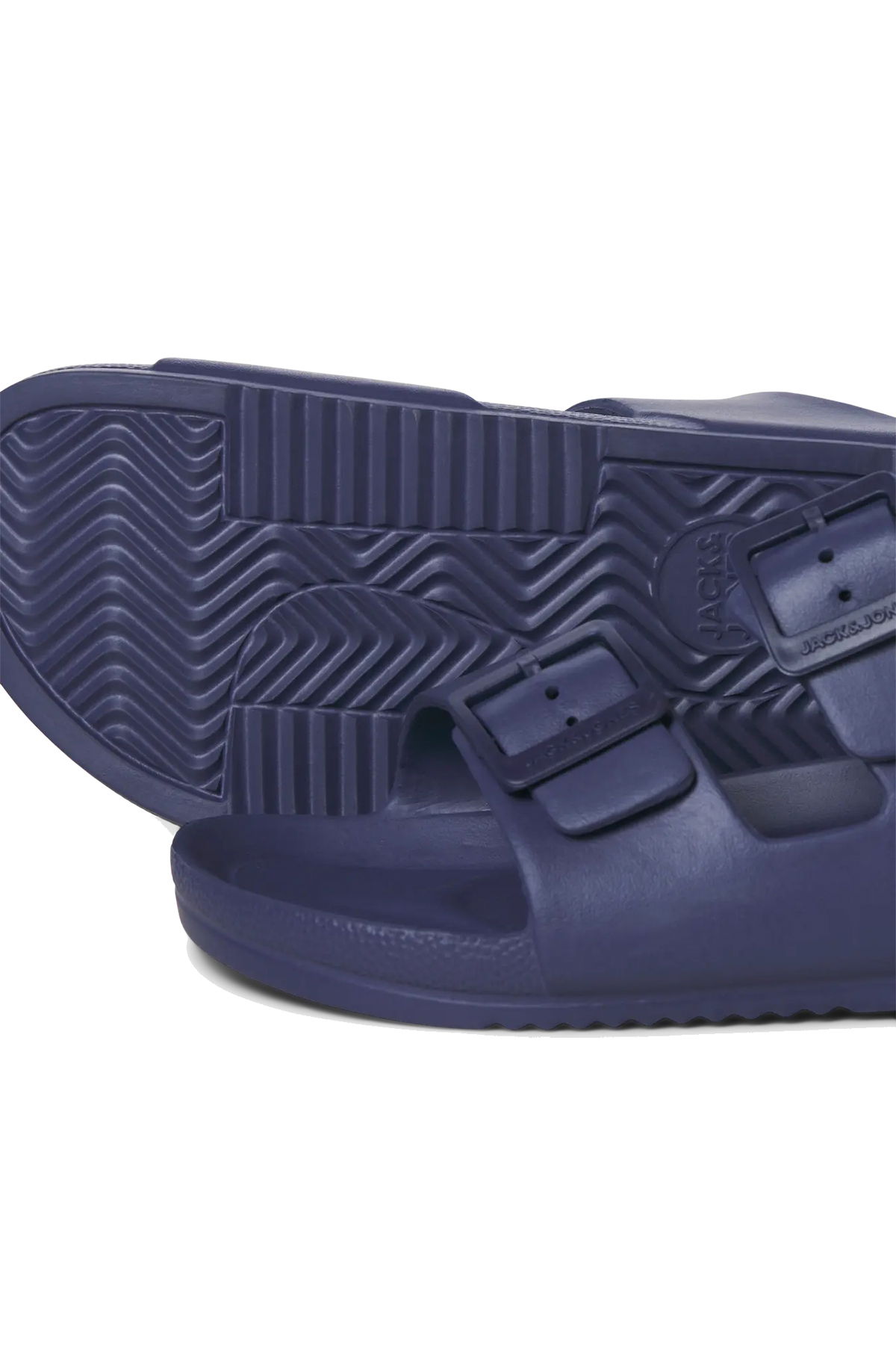 Jack & Jones Erkek Jfwcroxton Çift Bantlı Sandelet Terlik 12204004 Lacivert - 5