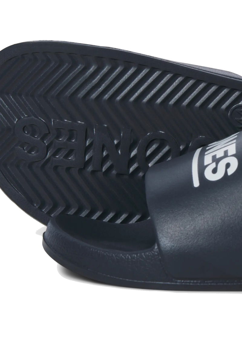 Jack & Jones Erkek Jfwollıe Yazı Detaylı Terlik 12236477 Antrasit - 5