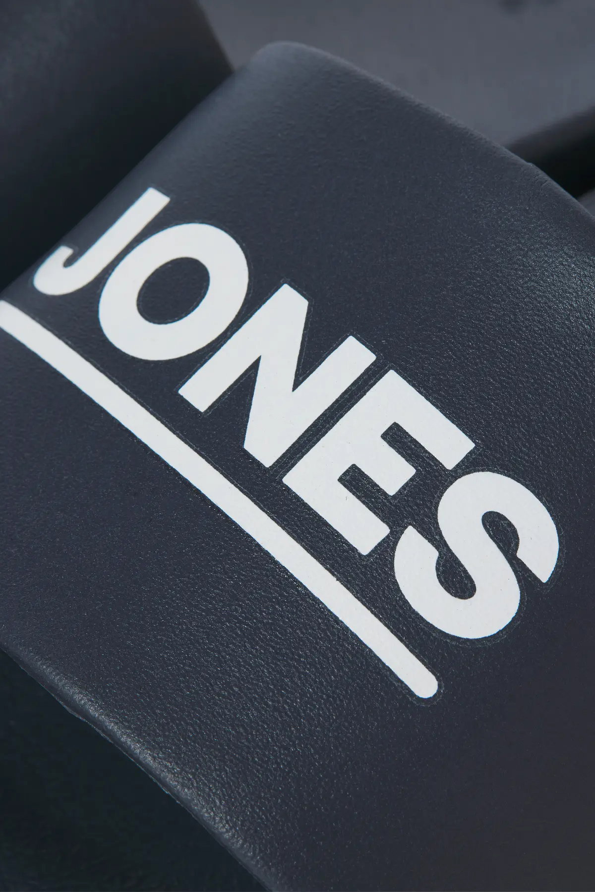 Jack & Jones Erkek Jfwollıe Yazı Detaylı Terlik 12236477 Antrasit - 4