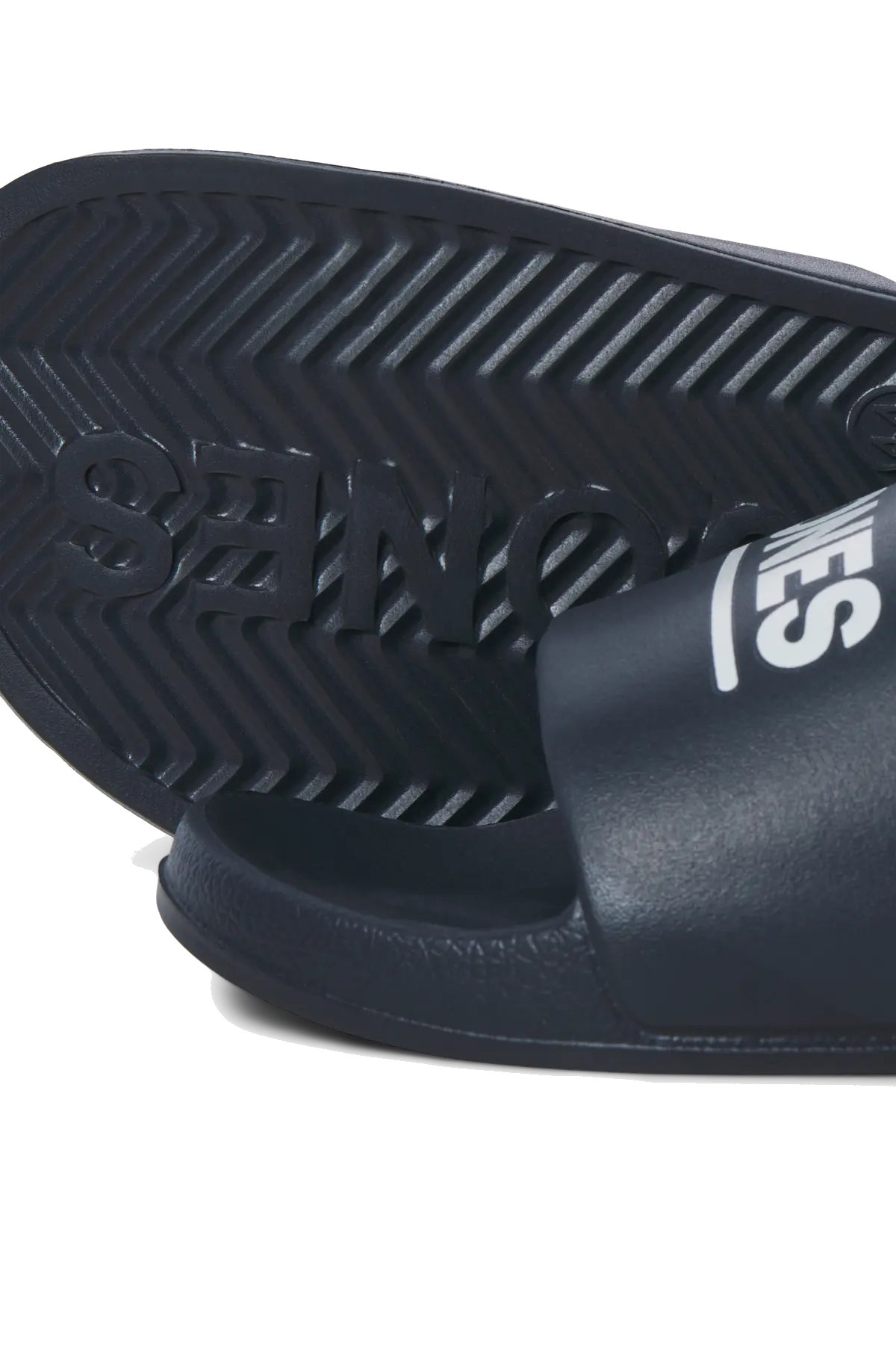Jack & Jones Erkek Jfwollıe Yazı Detaylı Terlik 12236477 Antrasit - 5