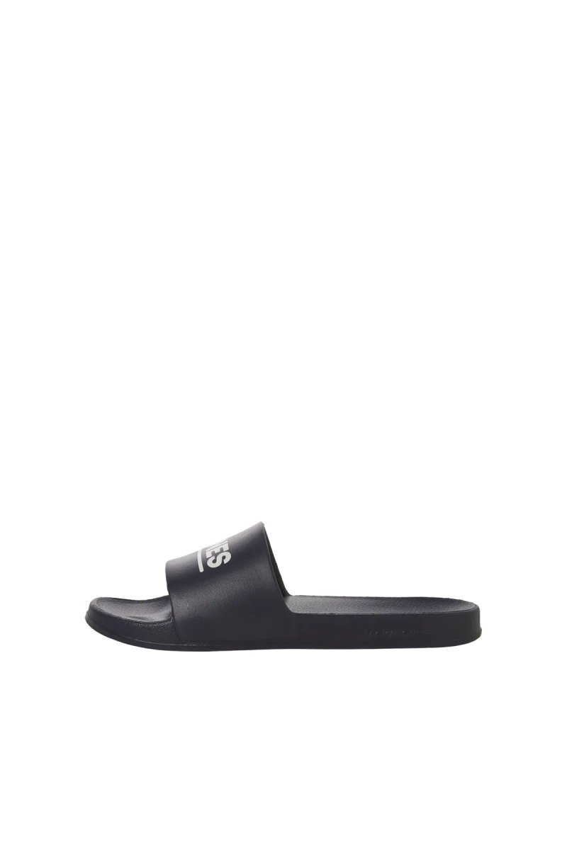 Jack & Jones Erkek Jfwollıe Yazı Detaylı Terlik 12236477 Lacivert - 2