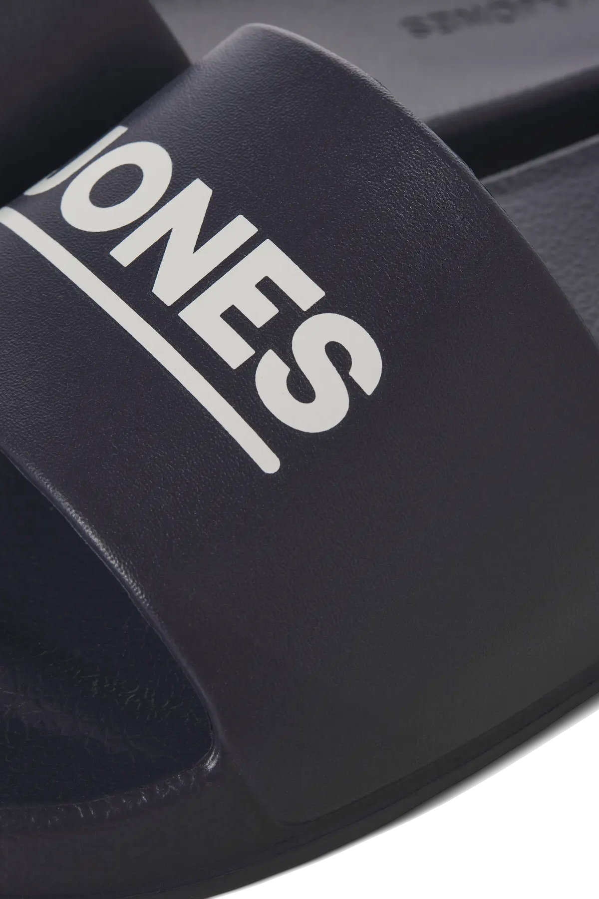 Jack & Jones Erkek Jfwollıe Yazı Detaylı Terlik 12236477 Lacivert - 4