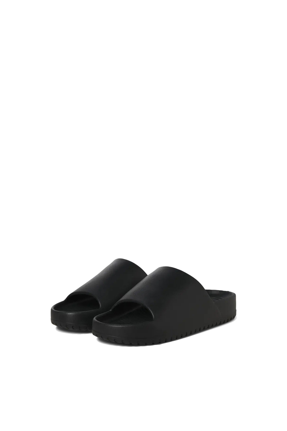 Jack & Jones Erkek Jfwrıpple Havuz ve Plaj Terliği 12274637 Antrasit - 3