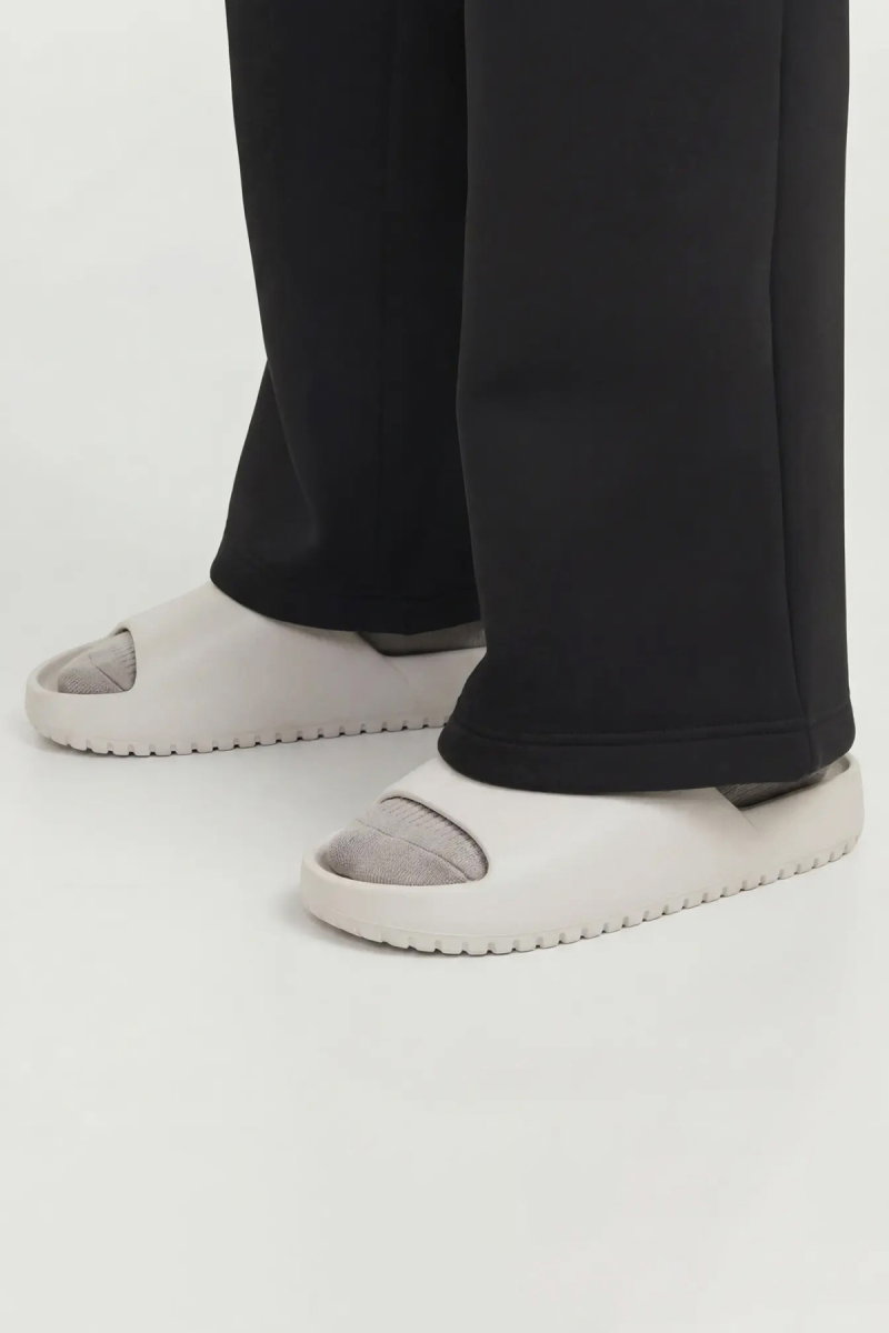 Jack & Jones Erkek Jfwrıpple Havuz ve Plaj Terliği 12274637 Moonbeam - 2