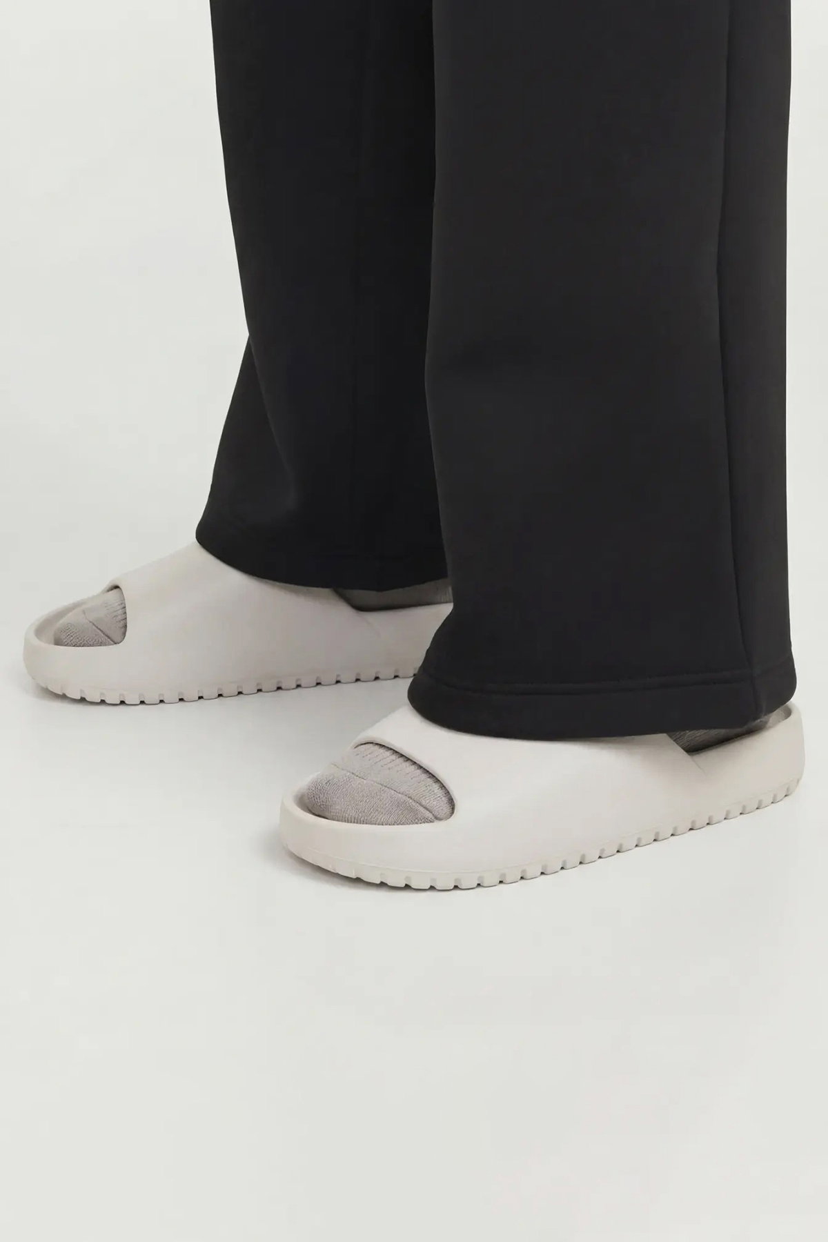 Jack & Jones Erkek Jfwrıpple Havuz ve Plaj Terliği 12274637 Moonbeam - 2