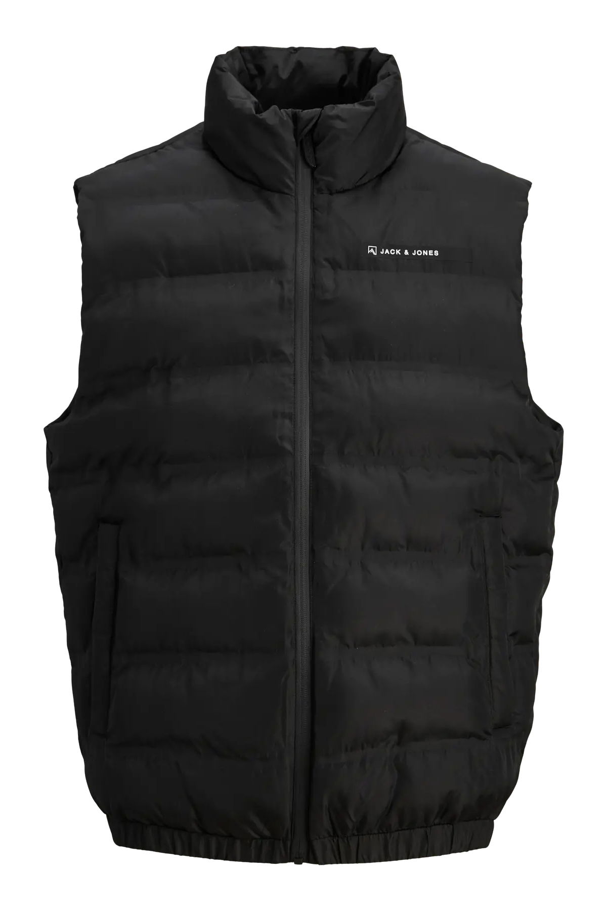 Jack & Jones Erkek Jjalpes Dik Yaka Fermuarlı Yelek 12286689 Siyah - 1