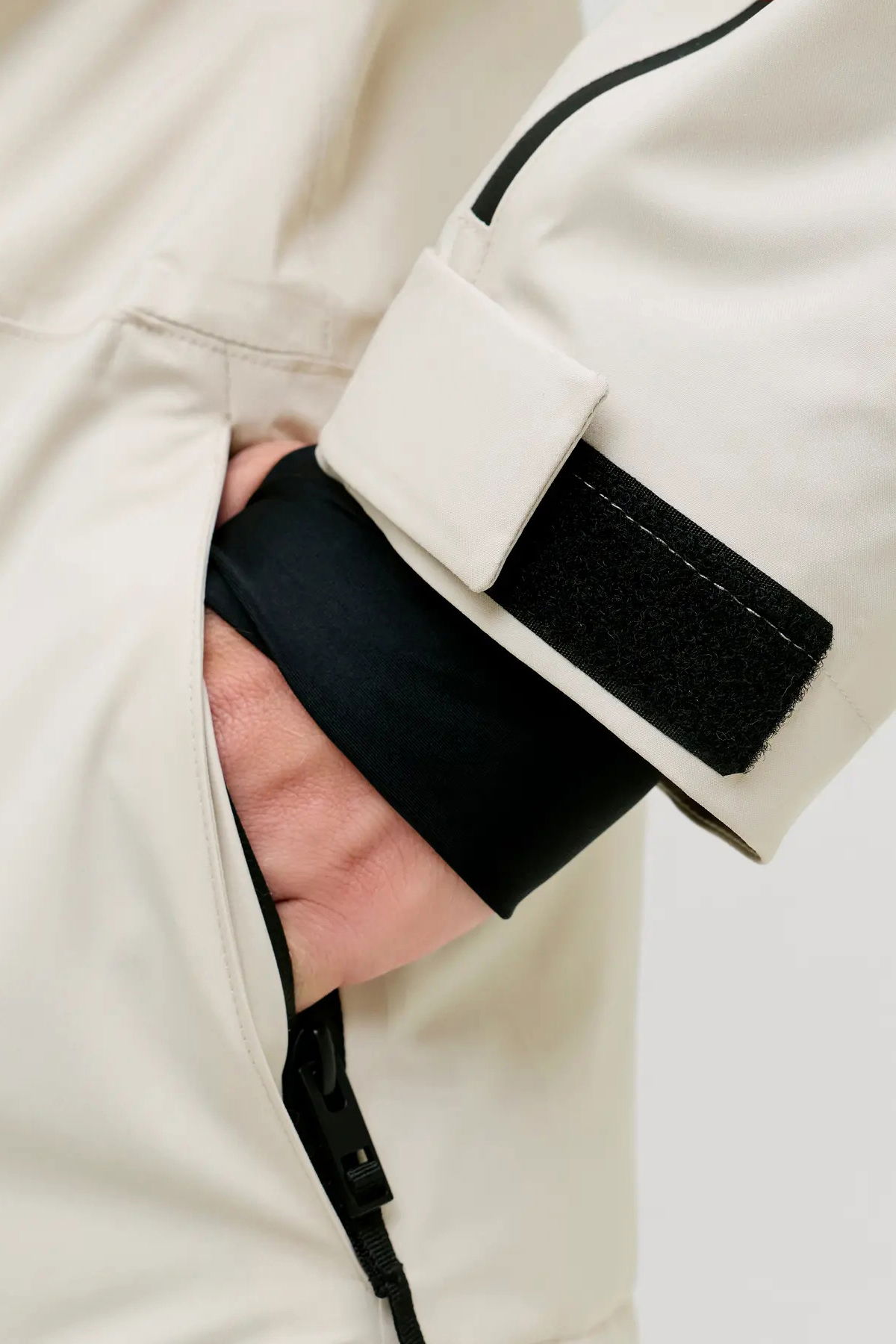 Jack & Jones Erkek Jjalpes Kapüşonlu Su ve Rüzgar Geçirmez Mont 12284649 Taş - 3