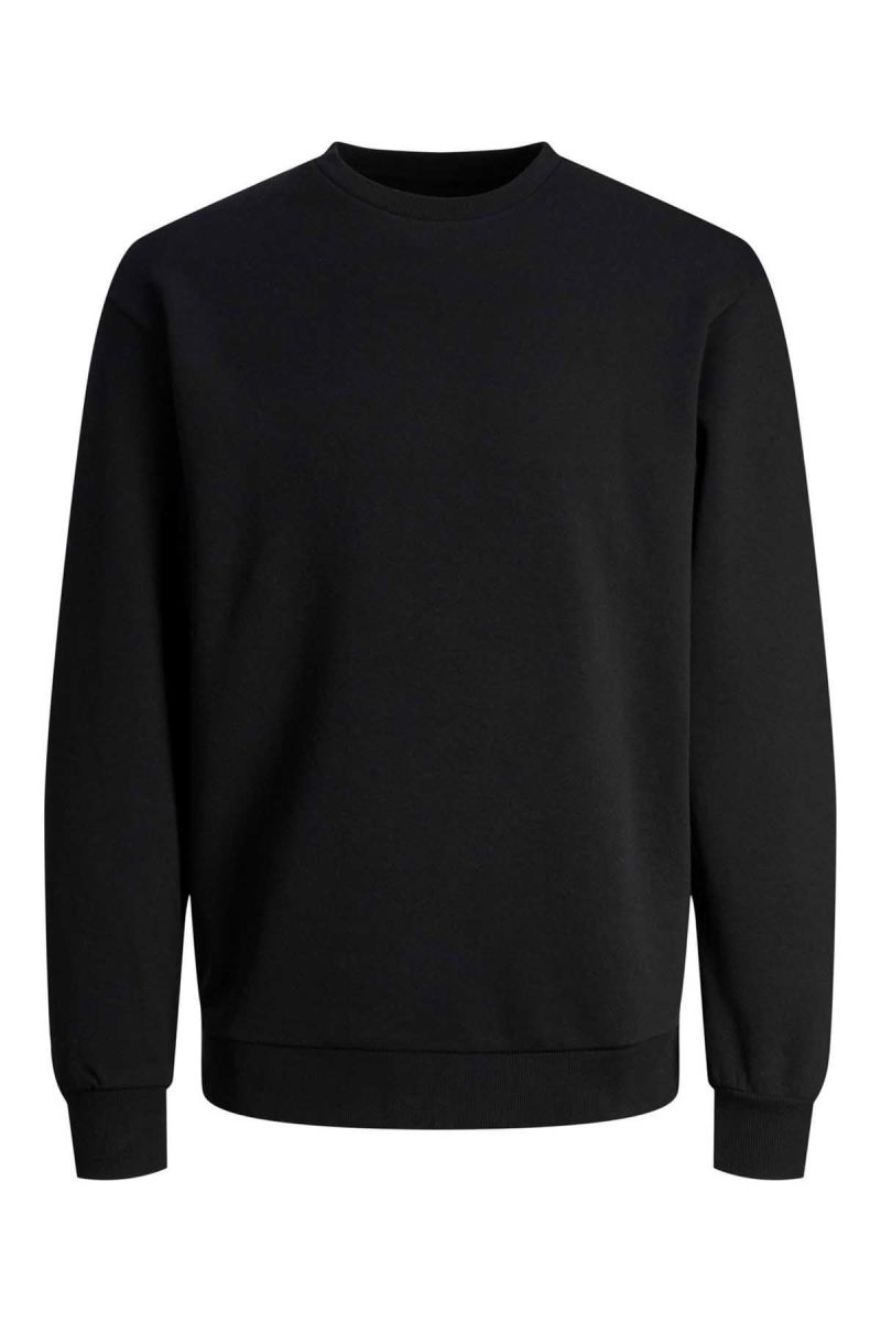 Jack & Jones Erkek Jjebradley Bisiklet Yaka Sweatshirt 12249341 Siyah - 7