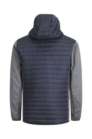 Jack & Jones Erkek Jjemultı Rüzgara Dayanıklı Kapüşonlu Mont 12182242 Gri - 8